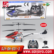Venta caliente Mini drones 3 CH RC Helicóptero de Radio juguetes de Control Remoto juguetes de Metal Helicóptero Boy regalos juguetes de los niños